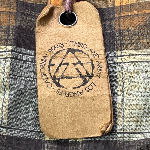 New 3rd & Army Board Shorts Mens 36 Swim Trunk Bottoms Multicolor Plaid - Picture 8 of 14